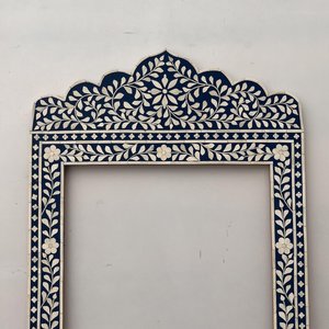 Elegante Espejo de Pared Decorativo Moderno con Incrustaciones de Hueso Hecho a Mano, Espejo de Lujo Artesanal, Ecológico y Duradero para la Sala de Estar - Product Image 2