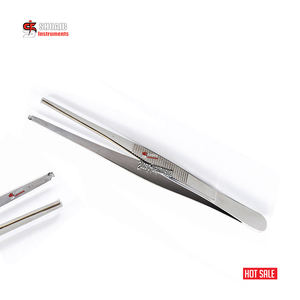 Dental College Cotton & Dressing Tweezer Set of 2 Pcs Self Locking With Serrated Tips 6" Dental Surgical Instruments Hygienist - Product Image 5