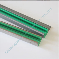 Guía lineal curva para patines, riel de guía de plástico UHMWPE ecológico de 80 mm para cadena de corte