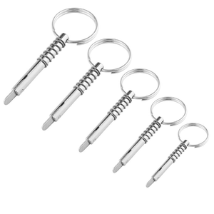 Pasador de Seguridad de Alta Calidad, Personalizado, de Acero Inoxidable 316, con Liberación Rápida y Bloqueo Automático, con Resorte de Tensión - Product Image 1