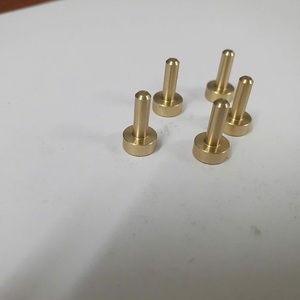 ขั้วต่อทองแดงรูปไข่ชุบทองความแม่นยำสูง |   ปลั๊กทองแดงที่ผลิตด้วยเครื่อง CNC ตามสั่ง |   หมุดทองแดงสำหรับชิ้นส่วนอิเล็กทรอนิกส์ - Product Image 2