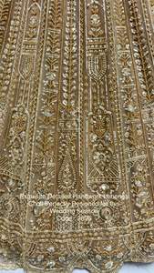 Red de diseño moderno con hilo motivo y bordado de lentejuelas Lehenga Choli Fabricante y proveedor de Surat a la última tarifa - Product Image 4