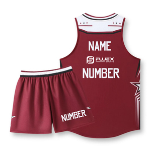 Uniformes de basket-ball athlétiques personnalisés pour les jeunes hommes et femmes maillots de sport imprimés et shorts ensembles de chemises de sport - Product Image 3