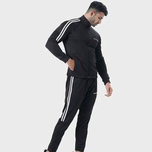 Ensemble deux pièces survêtement jogging pour hommes vêtements de sport Gym Fitness Tech polaire survêtements d'entraînement pour hommes - Product Image 4