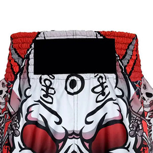 Alta calidad personalizada MMA Kick Boxing Muay Thai Grappling Shorts hombres venta al por mayor algodón liso artes marciales desgaste Karate Fighting - Product Image 5