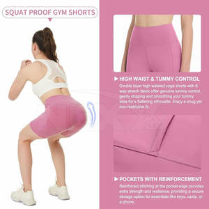 Pantalones cortos de mujer de precio barato de fabricación de fábrica para mujer recién llegados pantalones cortos de Yoga de último diseño para mujer - Product Image 3