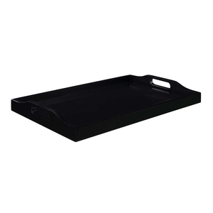 Handmade Wooden <b>Tray</b> in Bold Red Color with Sleek Rectangular Shape and Smooth Finish Ideal for <b>Serving</b> and Display - Product Image 3