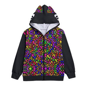 Hombres Soft Loose Fit Full Face Zipper Hoodies Impreso Full Face Zipper Hoodies en Precio al por mayor Full Face Best Zipper Hoodie - Product Image 6