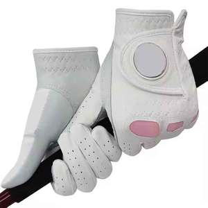 Guantes de golf de piel de oveja personalizados de primera calidad con diseño de logotipo personalizado para jugadores profesionales y uso promocional - Product Image 3