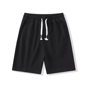 Wholesale Summer Casual Men's <b>Shorts</b> Solid Color Plus Size Highest Quality Polyester Embroidered <b>Technics</b> Quick Dry Drawstring - Product Image 5