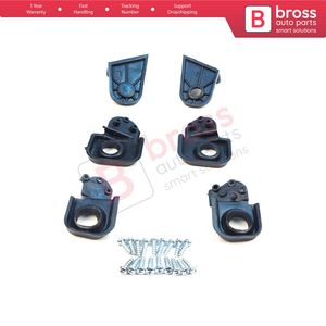 Support de fixation de phare BHL7+BHL8, kit de réparation avec languettes gauche et droite pour Doblo Box MPV 119 223 2005-2010, pièces automobiles Bross - Product Image 5