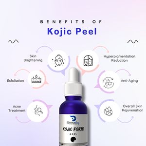 Glow Your Dull Skin Auténtico 30mL Dermasky Kojic Forte Peel Suero blanqueador facial químico líquido de alta calidad para el cuidado de la piel - Product Image 3