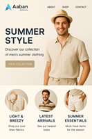 Ropa profesional para hombres Diseño de sitios web Agencia Web asequible Creación de soluciones de tienda de negocios en línea elegantes y efectivas