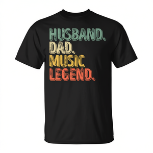 Music Legend <b>Dad</b> <b>T</b>-<b>Shirt</b> for <b>Dad</b> and Husband for Father's Day Gift Promotional Customizable <b>Shirt</b> - Product Image 2