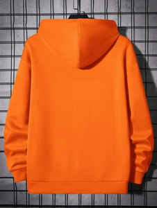 2025 Drop Shoulder 100% algodón en relieve Sudadera con capucha de alta calidad de talla grande suelta ajuste 3D letra en relieve sudaderas con capucha para hombres - Product Image 4