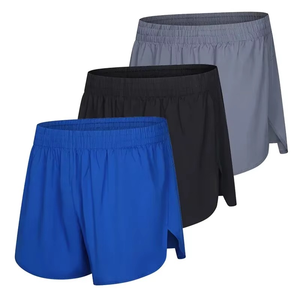 Short de course Marathon léger à séchage rapide respirant absorbant l'humidité pantalon court à trois points pour entraînement de fitness pour hommes - Product Image 1