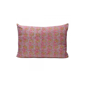 Bloque de mano impreso 100% algodón patrón Floral sofá fundas de almohada 20 láminas de tela funda de almohada Cierre de sobre suministro a granel - Product Image 1