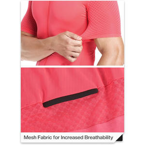 Maillot de manga corta para hombre de fábrica OEM con diseño personalizado de sublimación completa y control de humedad - Product Image 3