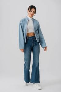 Chaquetas Vaqueras Personalizadas al por Mayor, Nueva Llegada, Chaqueta Vaquera 100% Algodón para Hombre y Mujer, Fabricante OEM ODM - Product Image 3