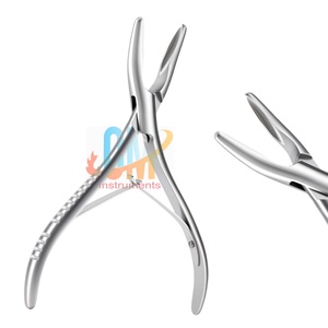 Rongeur Óseo de Alta Calidad con Mordazas Curvas de 5 mm, Acero Inoxidable Alemán Manual para Instrumentos de Cirugía Ortopédica de Precisión |   OMI - Product Image 1