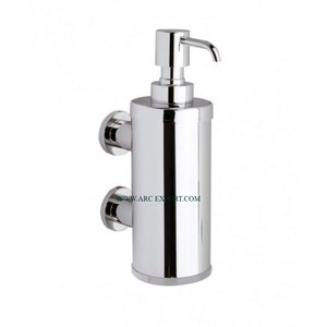 Dispensador de jabón de baño metálico pulido dorado brillante, calidad de lujo, nuevo estilo único, dispensador de jabón de gran tamaño para el hogar y el Hotel - Product Image 3