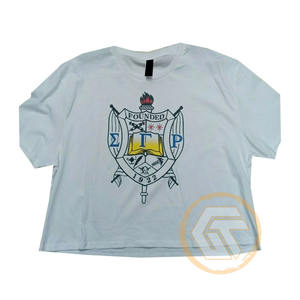 เสื้อยืดลำลองปักลาย Sigma Gamma Rho สำหรับผู้หญิง แบรนด์ Wholesale GREEK TREASURES ผลิตจากผ้าเจอร์ซีย์ 100% คอตตอน ระบายอากาศได้ดี เหมาะสำหรับฤดูร้อน - Product Image 5