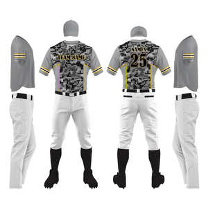 Uniformes de béisbol de ropa deportiva de estilo único a la venta/Uniforme de béisbol de poliéster personalizado de su propio diseño - Product Image 1