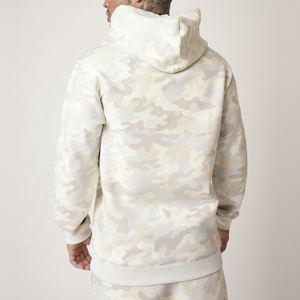 Conjunto de sudaderas con capucha unisex personalizadas OEM, trajes para correr, ropa de calle, sudaderas con capucha de algodón y lana, chándal - Product Image 3