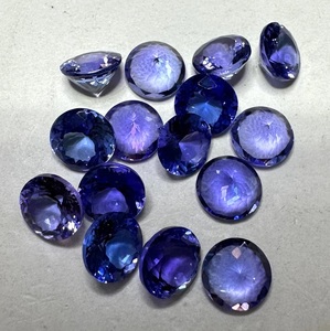 Piedras Preciosas de Tanzanita Azul Natural de Alta Calidad, Corte Ovalado Azul Real, Piedras Sueltas Facetadas, 3*5mm-8*10mm, de la India - Product Image 5