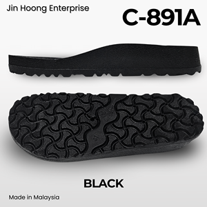 Jin Hoong C-891A para Niños, Suela de PVC Negra, Duradera, Ultraligera, Resistente al Agua, 38 mm de Grosor, Plantilla/Plantilla Interior Integrada Antideslizante - Product Image 2