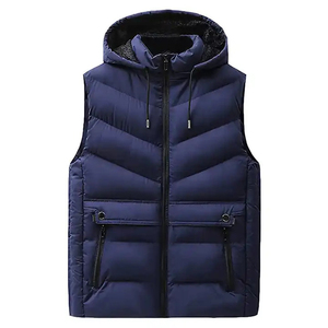 OEM Puffer <b>Quilted</b> Men's Vests & <b>Waistcoats</b> Bubble Warm Men Vest Jacket Custom LOGO Men Sleeveless Heated Vest Jacket - Product Image 2