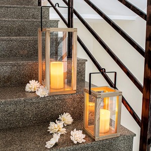 Superior Handmade Wooden <b>Candle</b> <b>Lantern</b> Custom Sizes Available Ideal for Wholesale Orders and Decorative Indoor <b>Outdoor</b> Use - Product Image 1