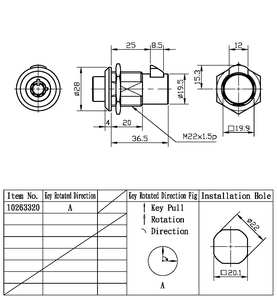 Durable 60mm Zinc Alloy Tubular <b>Lock</b> with Chrome Finish and 2 Keys for <b>Motorcycle</b> Storage & Automotive Protection by ABA - Product Image 6