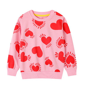 Sweat-shirt à manches longues personnalisé pour enfants, pull en jersey 100 coton avec polaire respirante et dernière conception thermique - Product Image 1