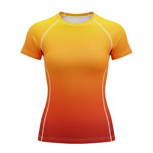 Camiseta de compresión duradera personalizada sublimada para hombres, mujeres y niños, para entrenamiento de MMA, BJJ, Jiu Jitsu No-Gi, venta al por mayor de ropa de natación. - Product Image 1