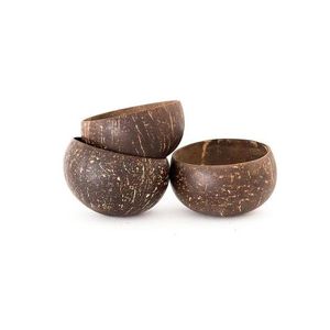 Bol en noix de coco durable, fait à la main, écologique, plat de service pour aliments, léger, naturel, fabricant en gros de noix de coco du Vietnam - Product Image 2