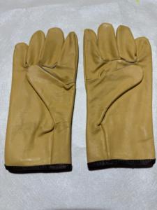 Guantes DE TRABAJO impermeables de cuero para conductores, guantes de cuero de seguridad para motocicletas con forro polar - Product Image 6