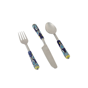 Handmade Stainless Steel Luxurious Style Manufacture & Supplier Metal Cutlery Rose <b>Gold</b> Plated Flatware Set for Restaurants - Product Image 5