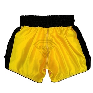 กางเกงมวยไทยผู้ชายขายส่งจากโรงงาน สำหรับฝึกซ้อมมืออาชีพ ชุดคิกบ็อกซิ่ง ระบายอากาศได้ดี กางเกงมวยไทยผู้ชายแบบสั่งทำ - Product Image 2