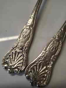 Serveur de salade d'argenterie en acier inoxydable conçu à la main de haute qualité pour le panier-cadeau de décor de thème de luxe de l'Inde - Product Image 6