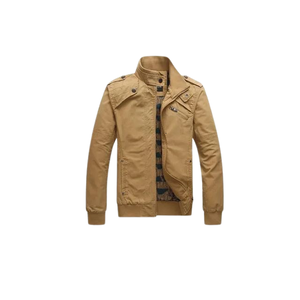 Men's Casual <b>Trench</b> <b>Coat</b> Jacket Popular Fashion Outerwear for Spring Autumn New Hot Selling Loose Fit Standing Low MOQ Canvas - Product Image 2