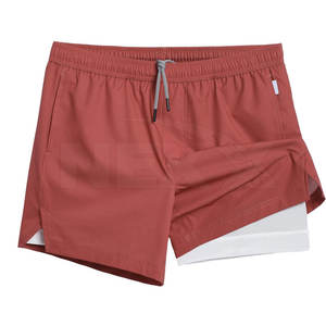 Shorts de grappling professionnels pour hommes BJJ No Gi Double couche MMA Entraînement Vêtements de combat Léger Durable Logo personnalisé - Product Image 1