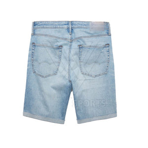 Shorts en jean décontractés pour hommes, design 2024, coton uni, légers, séchage rapide, style unique, vente en gros - Product Image 2
