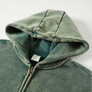 Men's Acid Wash Digital Printing Eco-Friendly Pullover Hoodie Long Sleeves <b>Thick</b> <b>Fleece</b> Designed for Streetwear Winter Fashion - Product Image 2