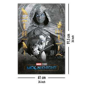 Póster de Caballero de la Luna de Marvel, Estilo Moderno, para Decoración de Pared - Product Image 2