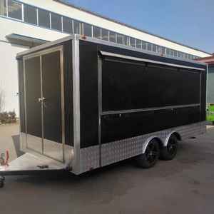 Nouvelle remorque alimentaire mobile de qualité, chariot de nourriture de rue, conforme aux normes américaines, approuvé par l'EPA, camion alimentaire mobile à vendre, acier américain - Product Image 3