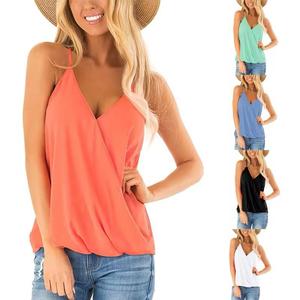 Débardeur extensible doux pour femme | Chemise sans manches respirante pour l'entraînement, le salon et un usage quotidien - Product Image 5