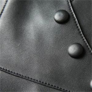 Gilets en cuir véritable au design hip-hop élégant pour femmes, vente en gros, gilet tendance en peau de mouton, respirant, tendance - Product Image 6