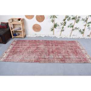 Tapis turc vintage 4,2x8,8 pieds, tapis d'intérieur, tapis rouge ombré - Product Image 2