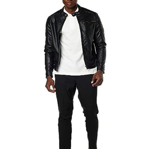 Chaqueta de Cuero de Piel de Oveja de Diseño Impermeable y Elegante, Chaqueta de Cuero Genuino Unisex - Product Image 5